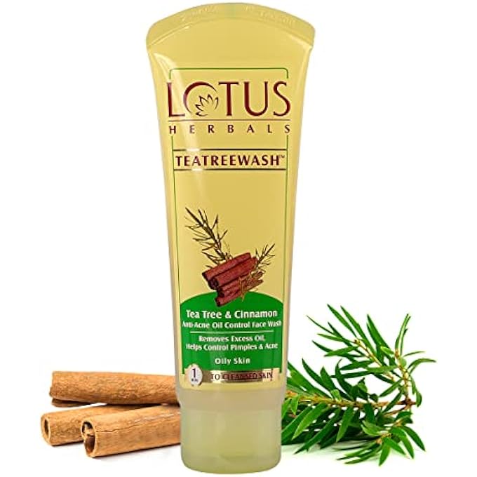 Lotus TEATREEWASH TEA TREE AND CINNAMON FACE WASH 120 G - Image 1